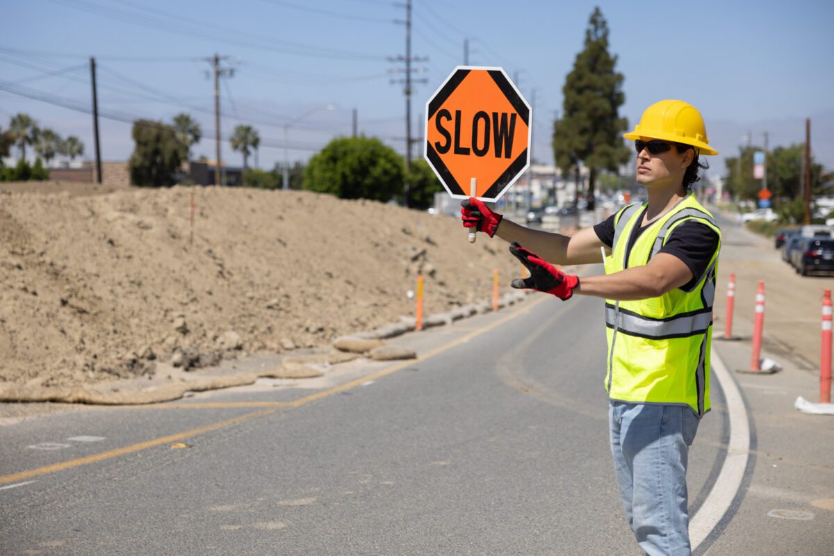 Flaggers are Frontline Defenders of Work-Zone Safety