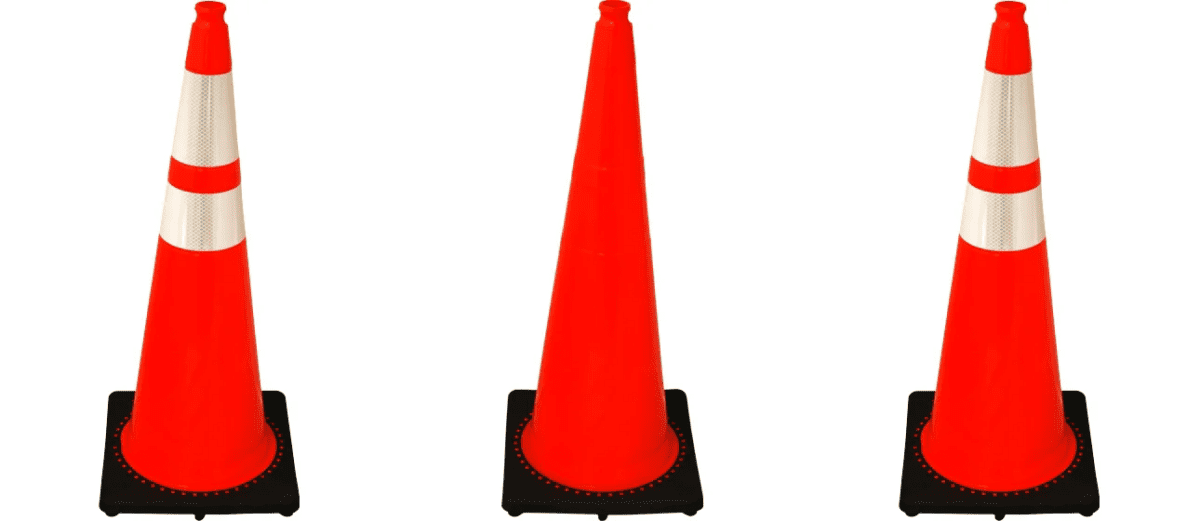 When is Comes to Traffic Cones, Orange is still King