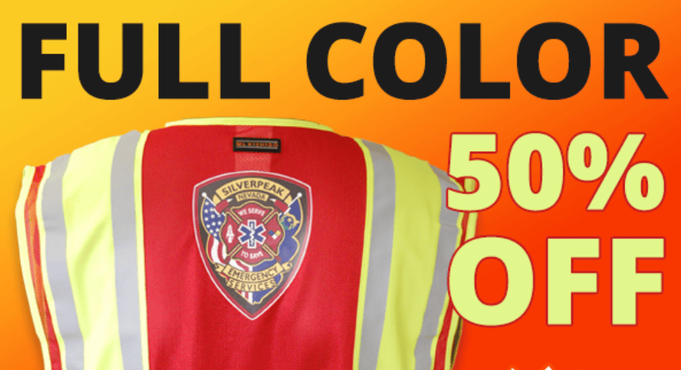 50% Off Custom Logo Printing on Safety Vests – December Offer!