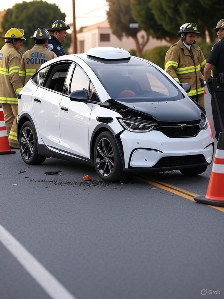 Car accident with Self Driving Vehicle?   What to do now