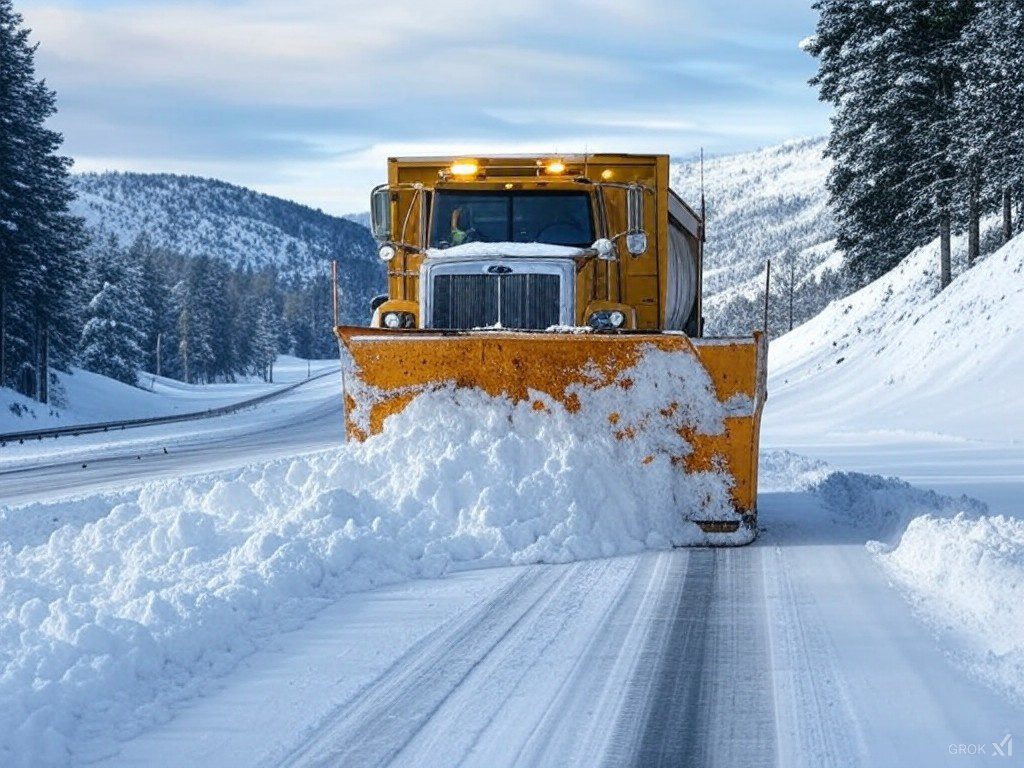 Rules for Sharing the Road with Snowplows