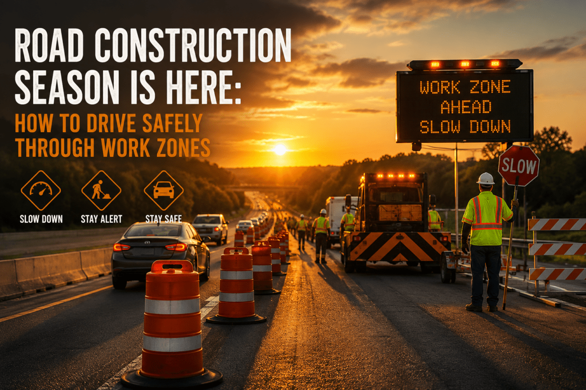 Road Construction Season: Work Zone Driving Safety Tips