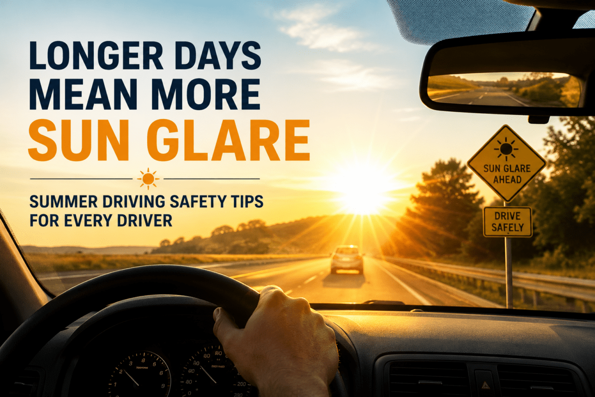 Watch The Sun Glare – Summer Safety Tips for Drivers