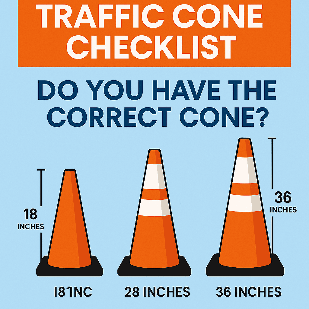Traffic Cone Checklist – Do you have the right cone?